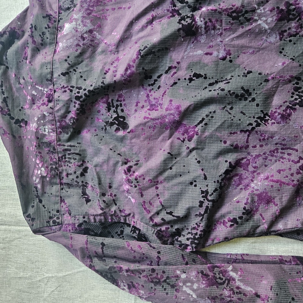 Georg Roth Mens Small Black & Purple Floral Long Sleeve Shirt Designer - Picture 14 of 16